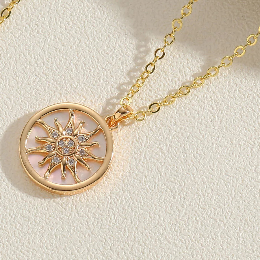 Sun Zircon Necklace