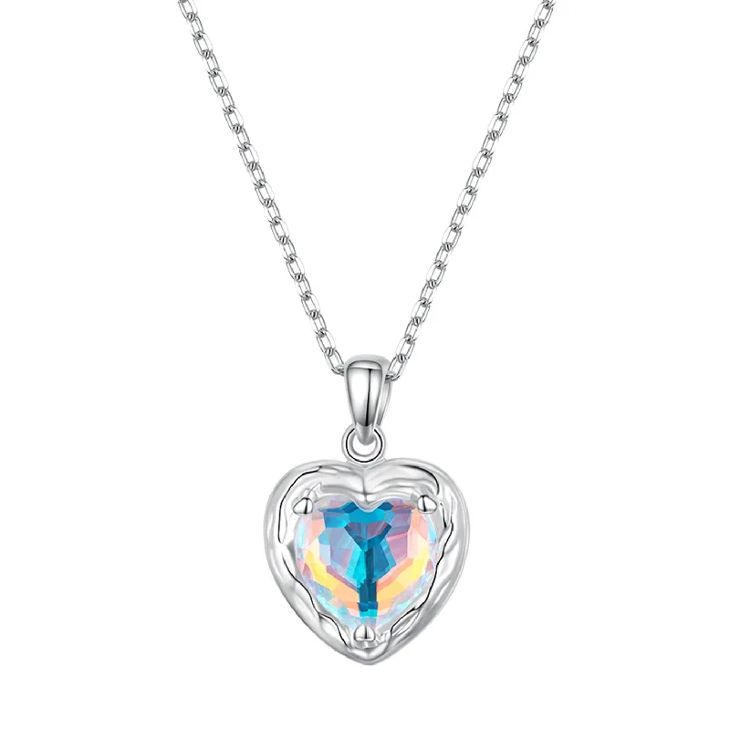 Colorful Love Glass Necklace