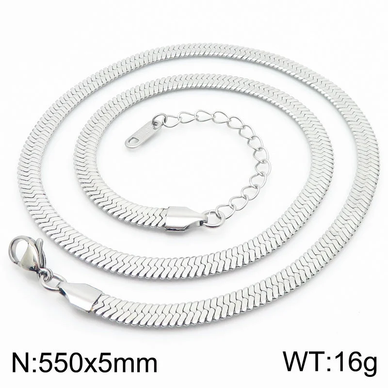 5mm55cm Silver