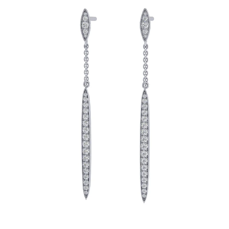 Women’s bridal earrings-Ophelia