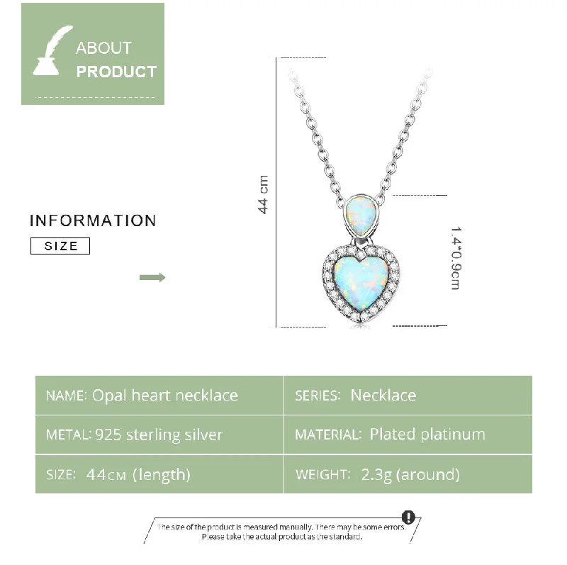 Women’s classic necklaces-Casual Heart Shape Sterling Silver Plating Inlay Zircon White Gold Plated Necklace