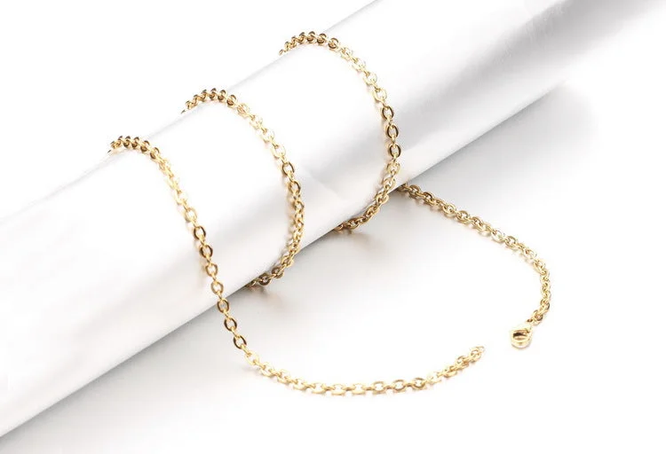 [62] Golden Face Width 3mm Length 60cm