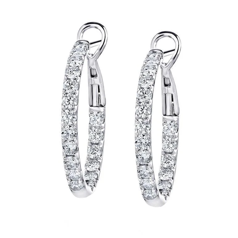 Women’s modern hoop earrings-Talicia