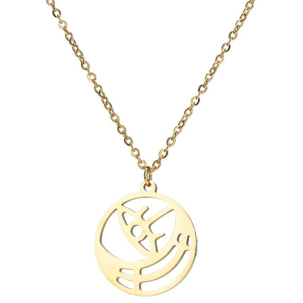 Eye Necklace Gold