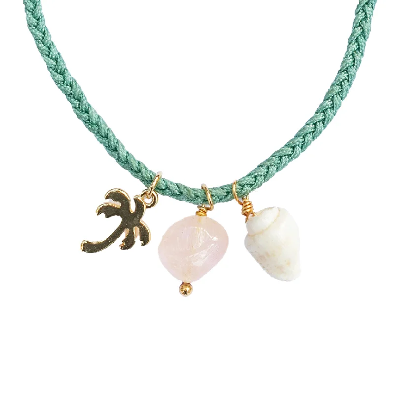 Women’s aquamarine necklaces-Sea Rose Offshore Necklace