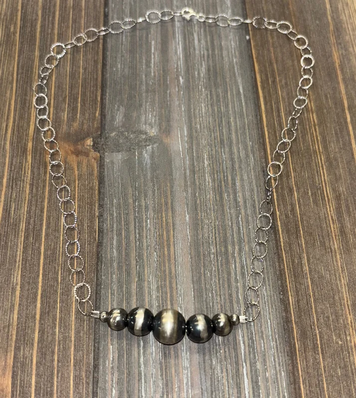 Women’s engagement necklaces-Mixed 7 Navajo Pearl Bead Necklace