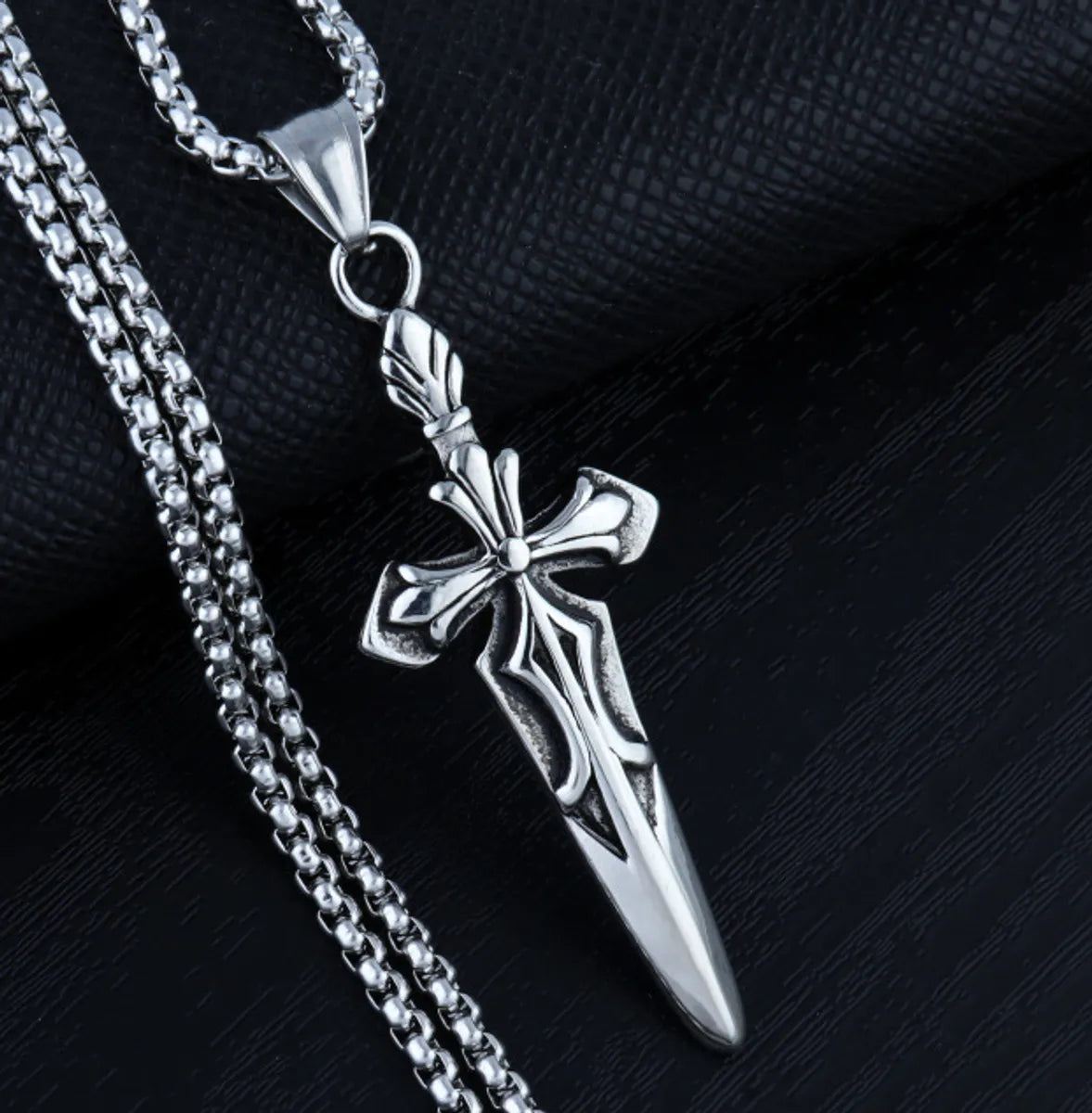 Sword Titanium Steel Necklace