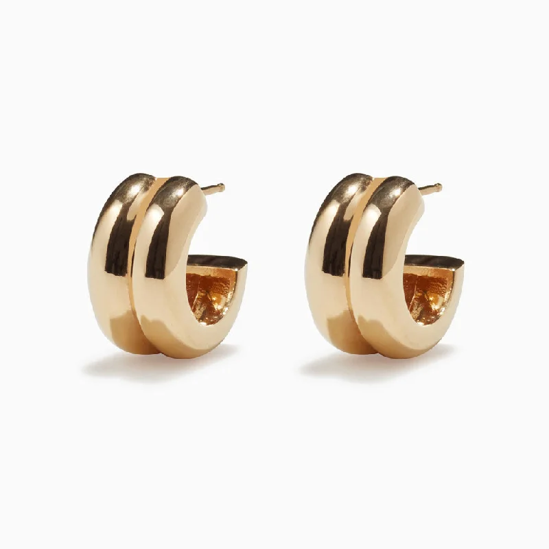 Women’s vintage earrings-Giulia Hoops