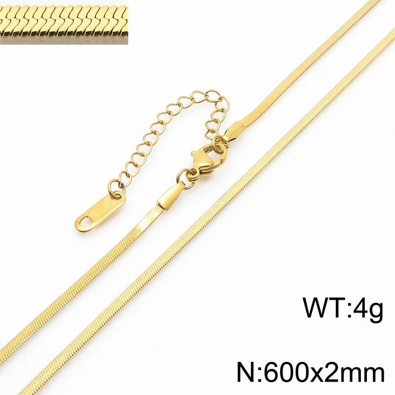 2mm60cm Gold