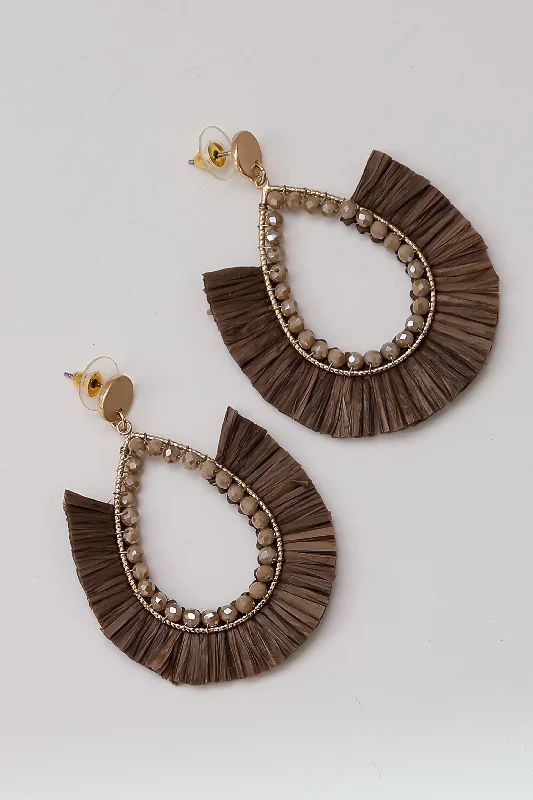 Women’s glamorous earrings-Ellie Fringe Statement Earrings