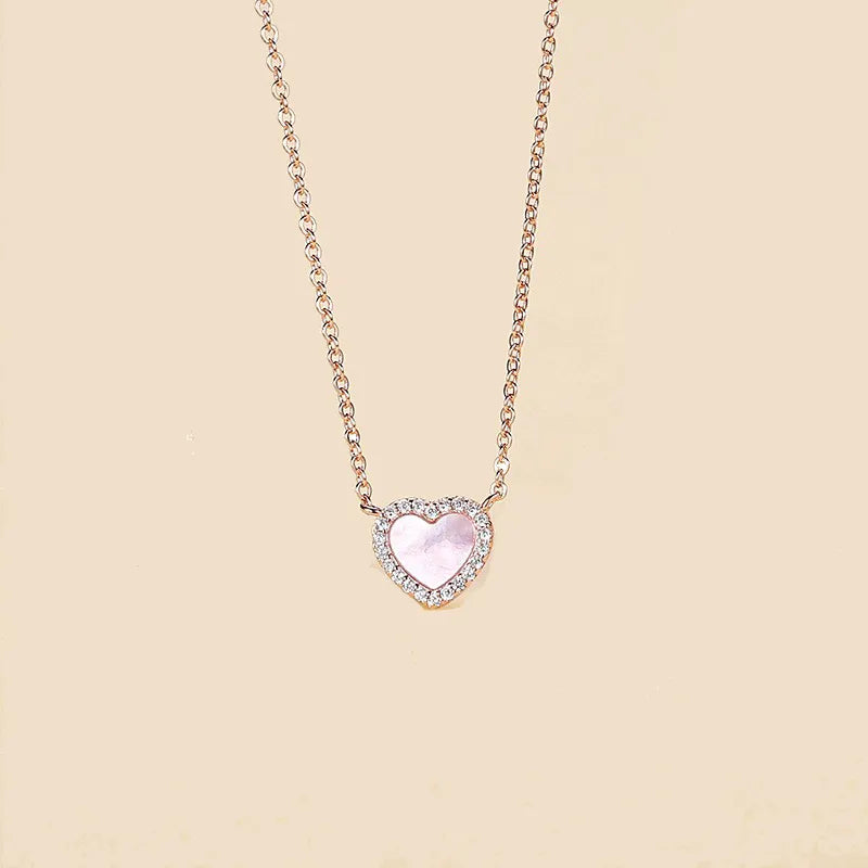 Rose Gold Pink Love Heart