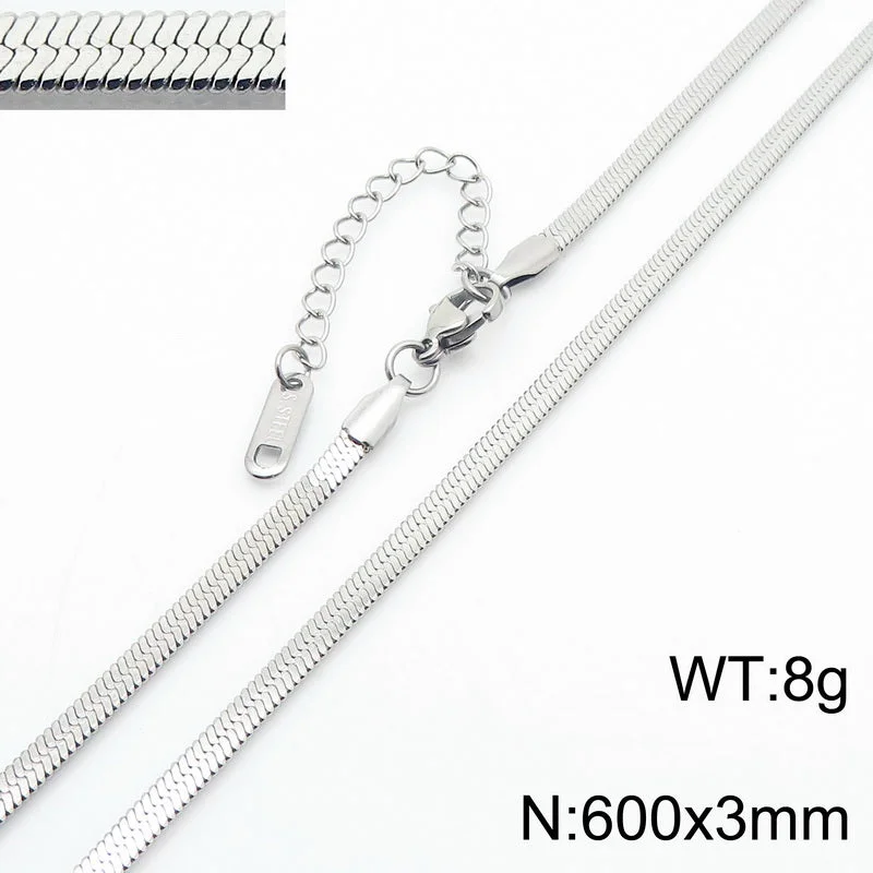 3mm60cm Silver