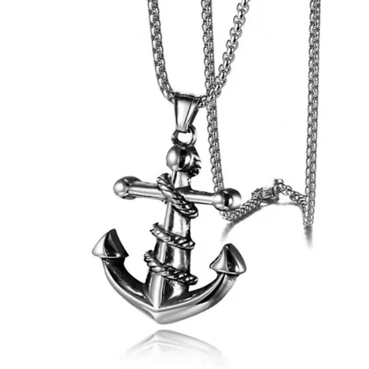 Large Boat Anchor Stainless Steel Bracelet