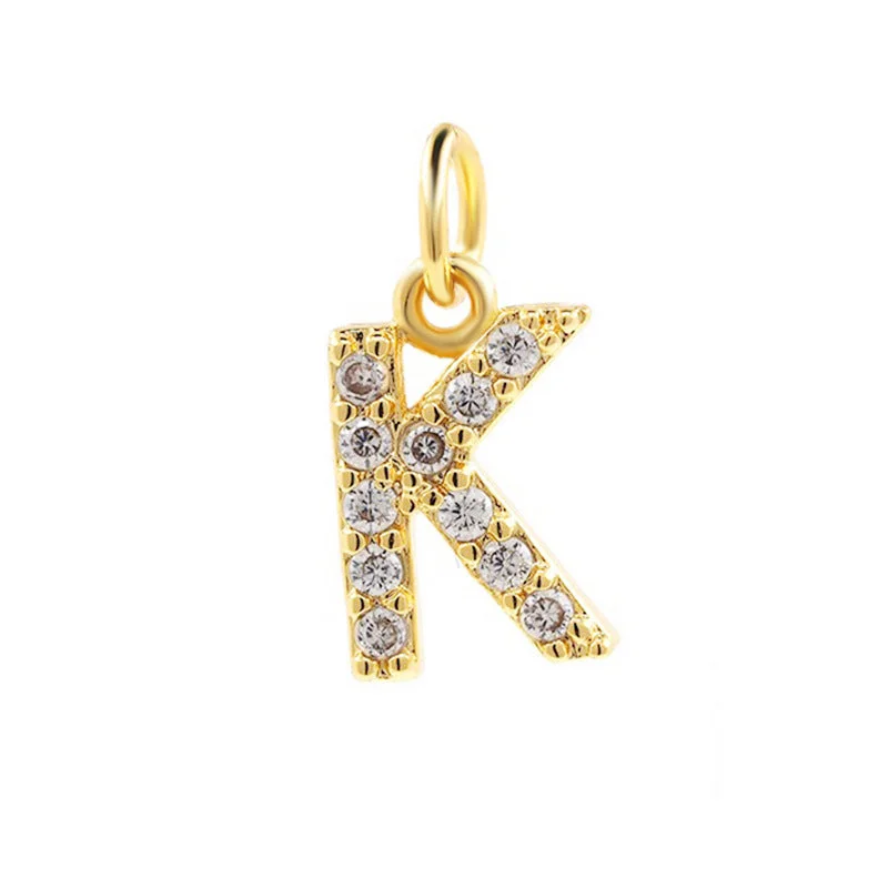 Single Letter Pendant K