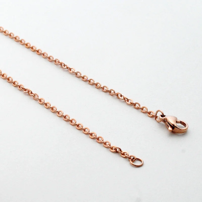 Rose Gold 2mm-50cm