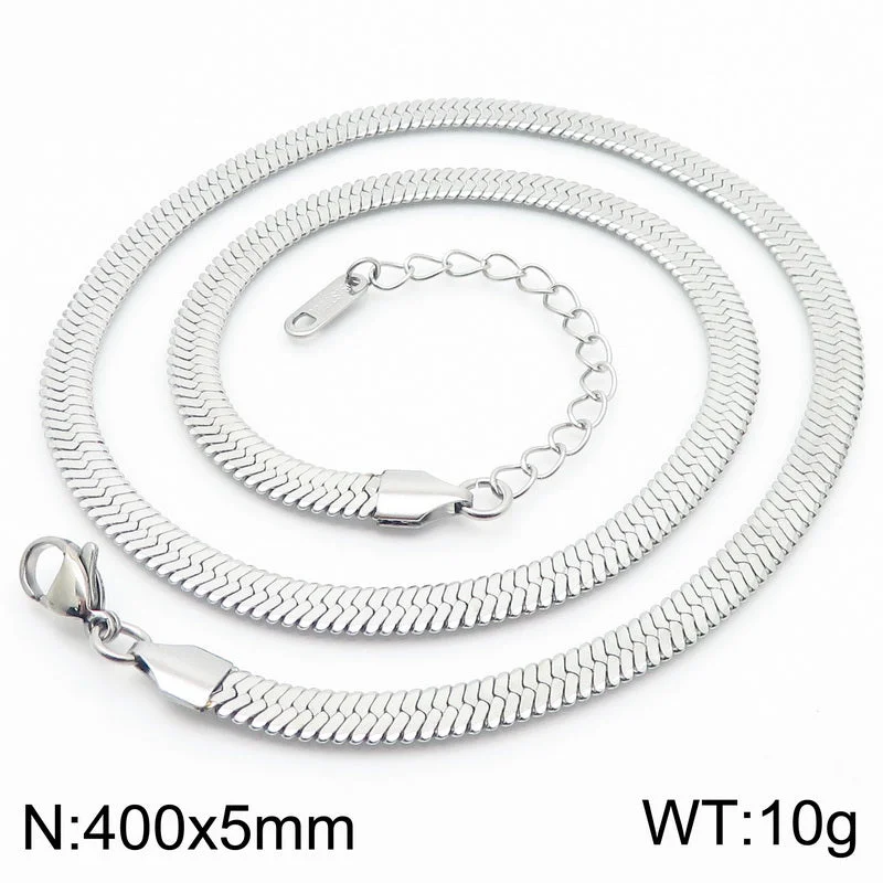 5mm40cm Silver