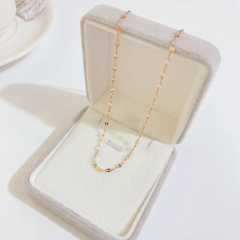 Lip Chain Rose Gold 45cm