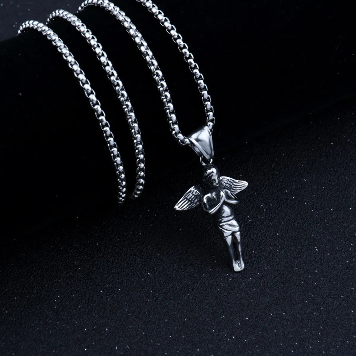 Little Angel + Stainless Steel Bracelet