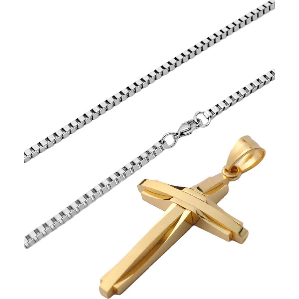 Gold + 50cm Box Chain