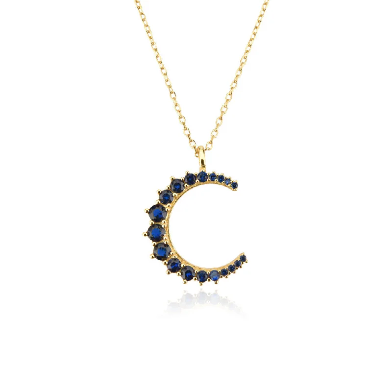 18K Gold [Blue Stone]