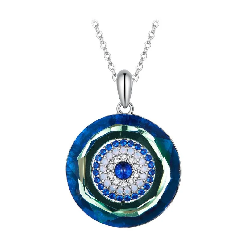 Angel Ring Devil's Eye Necklace