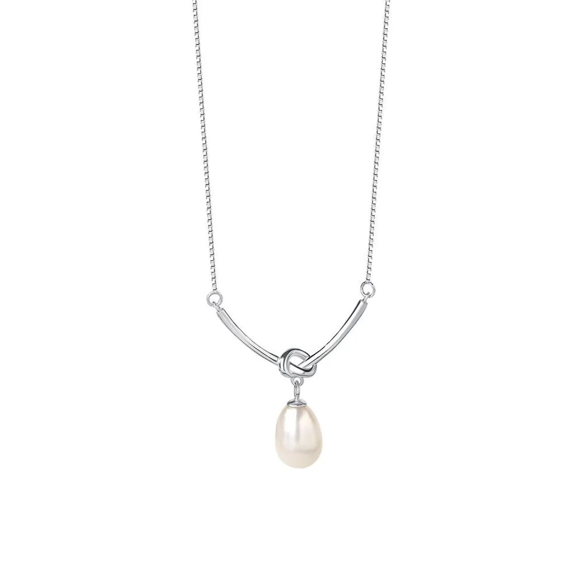 A2847/White Gold Color/Natural Pearl