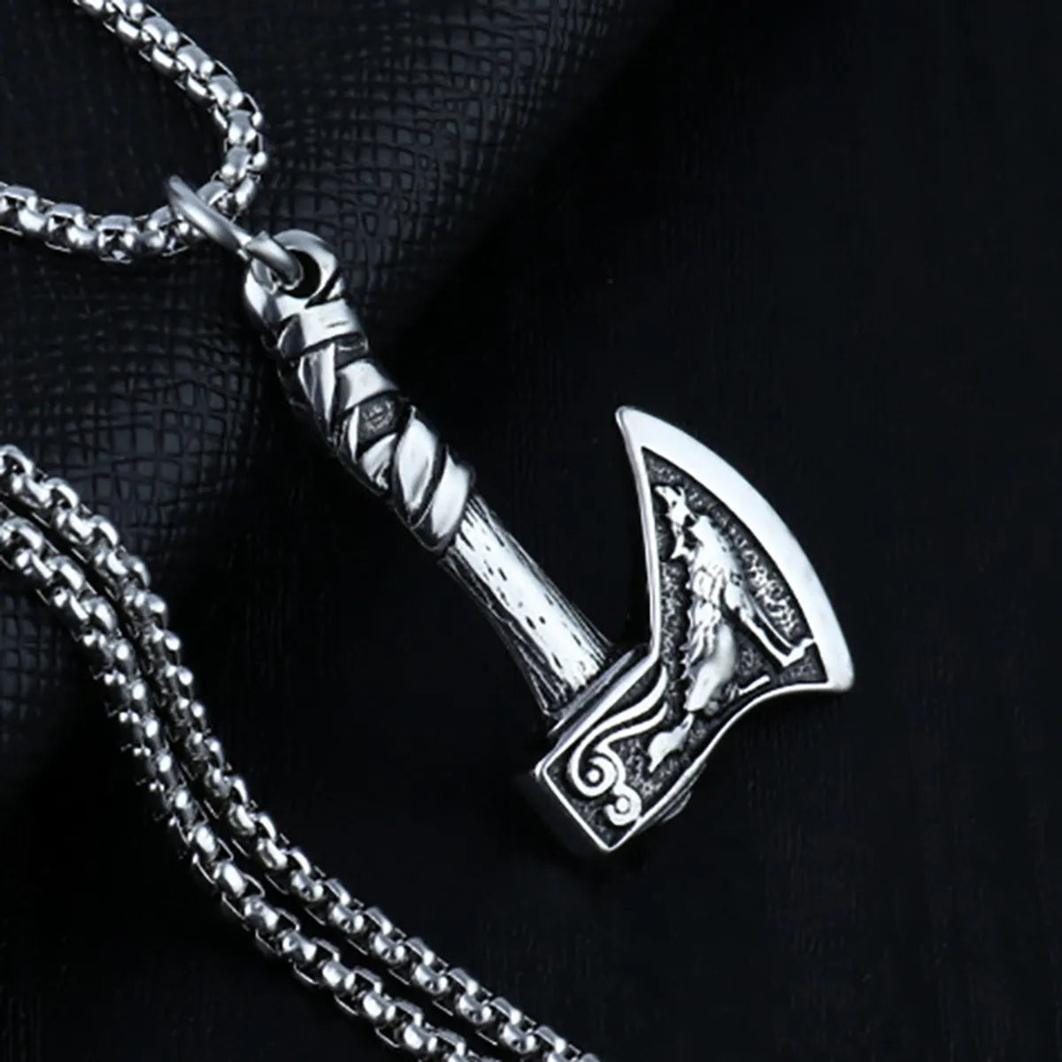 Axe Titanium Steel Necklace