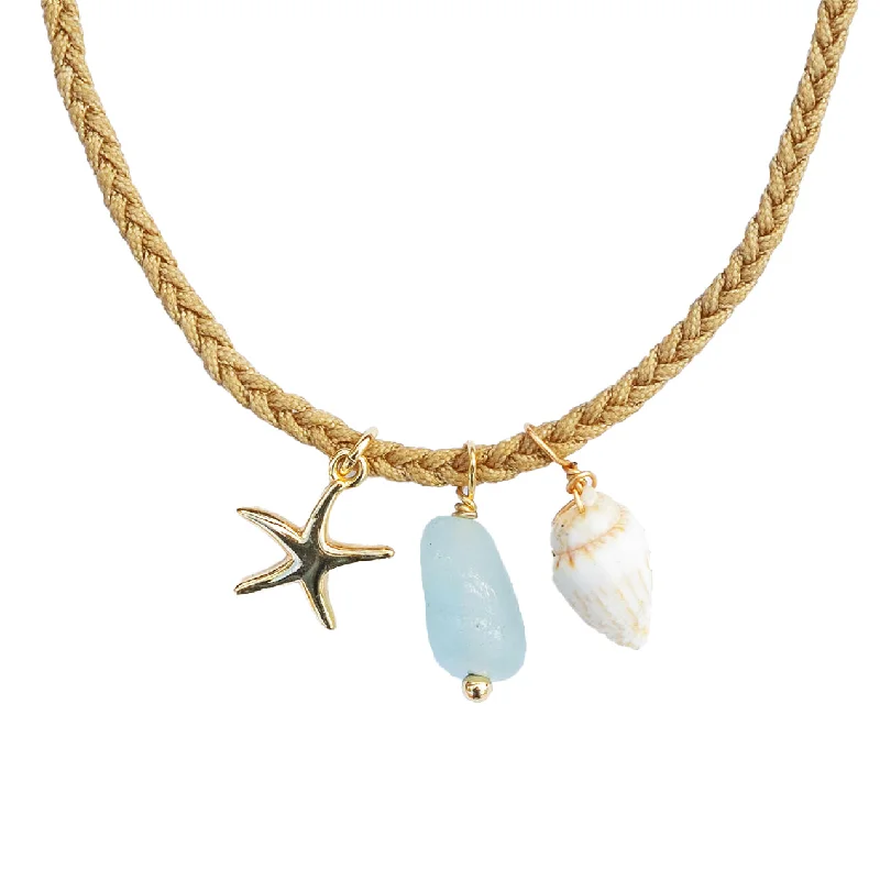 Women’s tanzanite necklaces-Aqua Splash Offshore Necklace