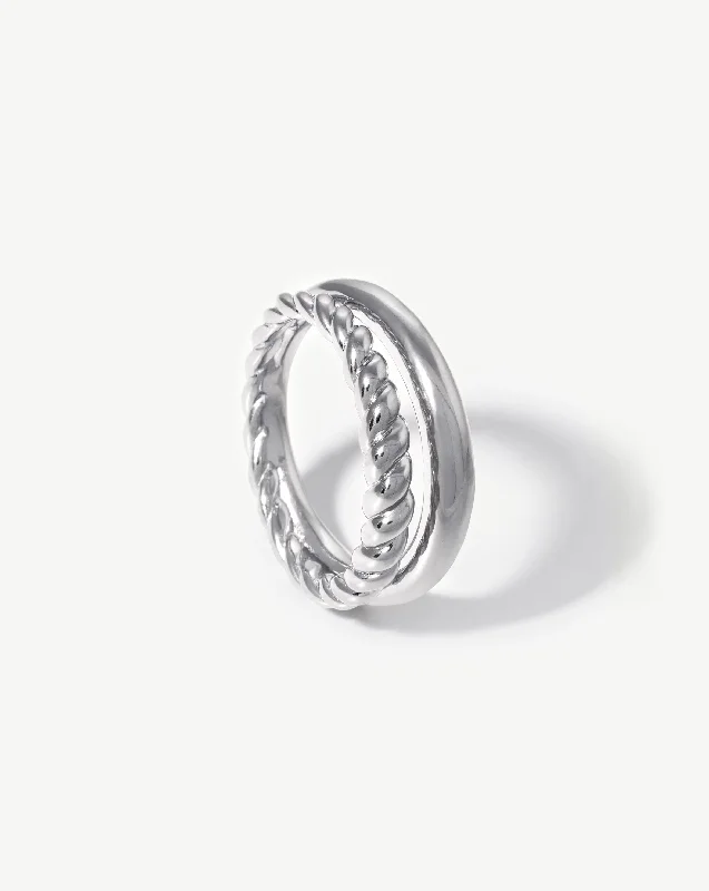 Women’s elegant wedding rings-Radial Ring | Sterling Silver