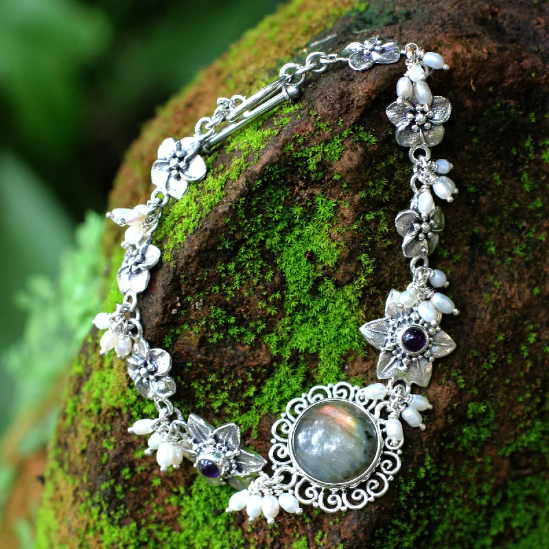 Women’s infinity bracelets-Angelic Sterling Silver Bracelet