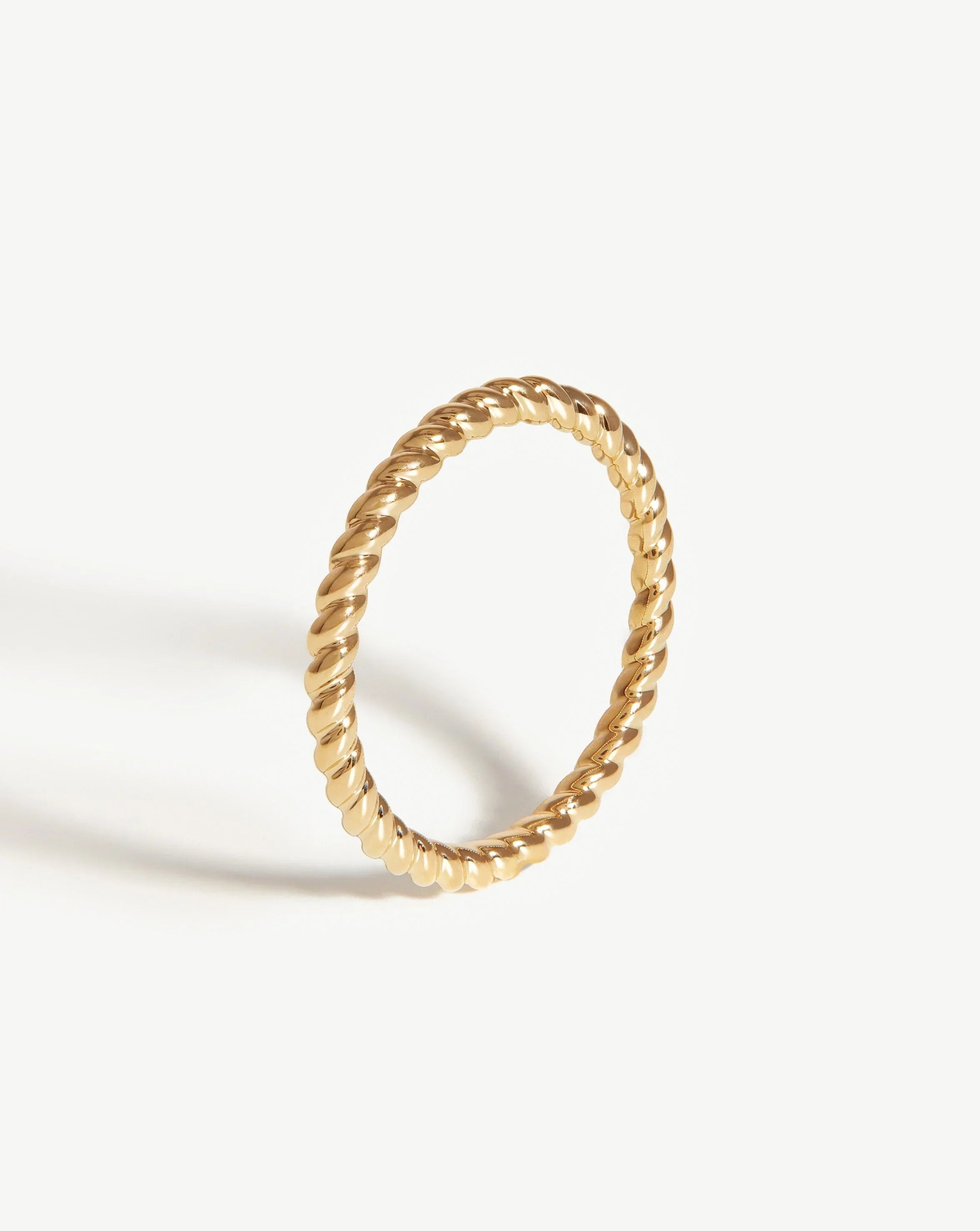 Women’s engraved rings-Fine Rope Ring | 14ct Solid Gold